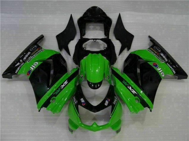 Affordable 2008-2012 Black Green Kawasaki EX250 Motorcylce Fairings Canada Affordable 2008-2012 Black Green Kawasaki EX250 Motorcylce Fairings Canada