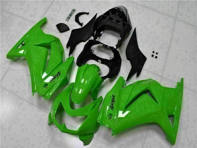 Affordable 2008-2012 Green Black Ninja Kawasaki EX250 Motorcycle Fairing Kits Canada