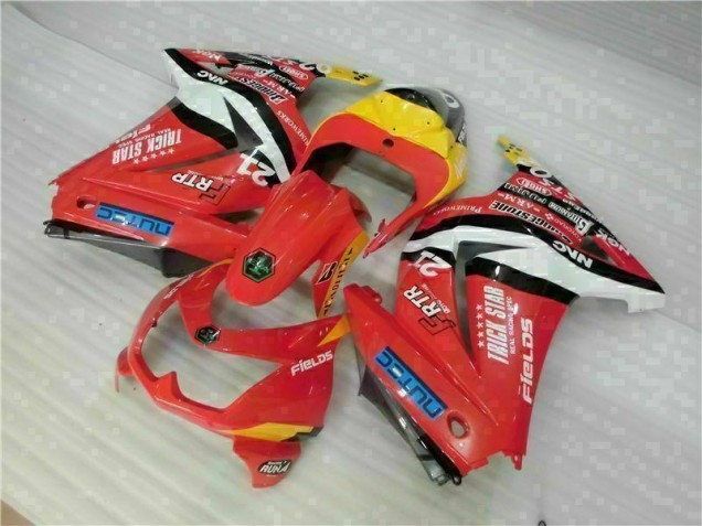 Affordable 2008-2012 Red Yellow Kawasaki EX250 Motorcycle Fairing Kit Canada Affordable 2008-2012 Red Yellow Kawasaki EX250 Motorcycle Fairing Kit Canada