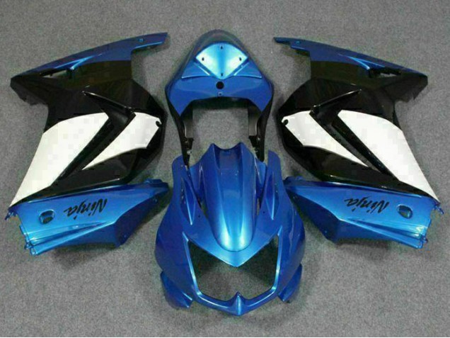 Affordable 2008-2012 Blue White Black Ninja Kawasaki EX250 Motorbike Fairing Kits Canada Affordable 2008-2012 Blue White Black Ninja Kawasaki EX250 Motorbike Fairing Kits Canada