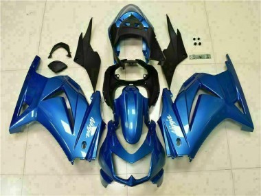 Affordable 2008-2012 Blue Black White Ninja Kawasaki EX250 Moto Fairings Canada