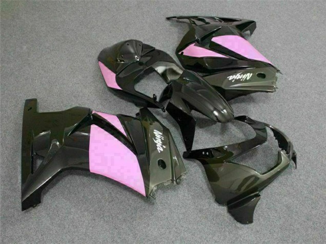 Affordable 2008-2012 Black Pink Ninja Kawasaki EX250 Motorcycle Replacement Fairings Canada Affordable 2008-2012 Black Pink Ninja Kawasaki EX250 Motorcycle Replacement Fairings Canada