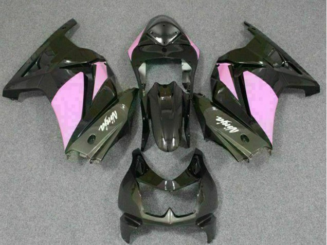 Affordable 2008-2012 Black Pink Ninja Kawasaki EX250 Motorcycle Replacement Fairings Canada Affordable 2008-2012 Black Pink Ninja Kawasaki EX250 Motorcycle Replacement Fairings Canada