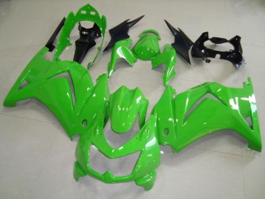 Affordable 2008-2012 Orginal Green Kawasaki ZX250R Motorbike Fairing Kits Canada