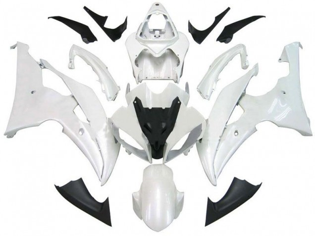 Affordable 2008-2016 Pearl White Yamaha YZF R6 Bike Fairings Canada Affordable 2008-2016 Pearl White Yamaha YZF R6 Bike Fairings Canada