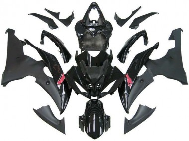 Affordable 2008-2016 Contrast Black R6 Yamaha YZF R6 Bike Fairing Kit Canada