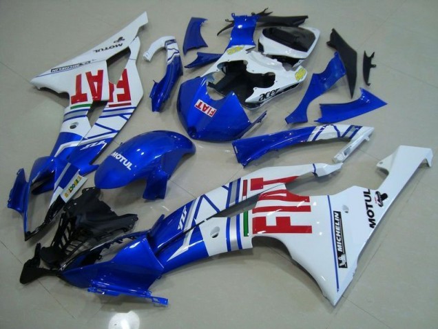 Affordable 2008-2016 Blue White Red Fiat Yamaha YZF R6 Moto Fairings Canada