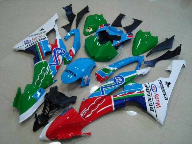 Affordable 2008-2016 Blue White Fiat Green Red Wudy Motul Dunlop Yamaha YZF R6 Motor Fairings Canada