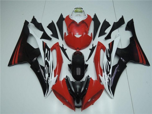 Affordable 2008-2016 Red White Yamaha YZF R6 Motorcyle Fairings Canada