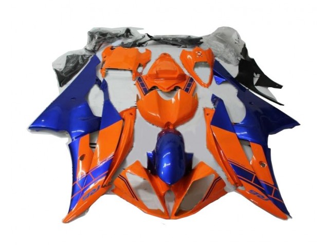 Affordable 2008-2016 Orange Blue Yamaha YZF R6 Replacement Fairings Canada