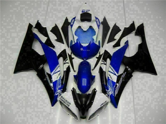 Affordable 2008-2016 Blue Black Yamaha YZF R6 Motorcycle Fairing Kit Canada