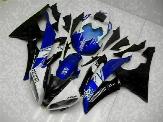 Affordable 2008-2016 Blue Black Yamaha YZF R6 Motorcycle Fairing Kit Canada