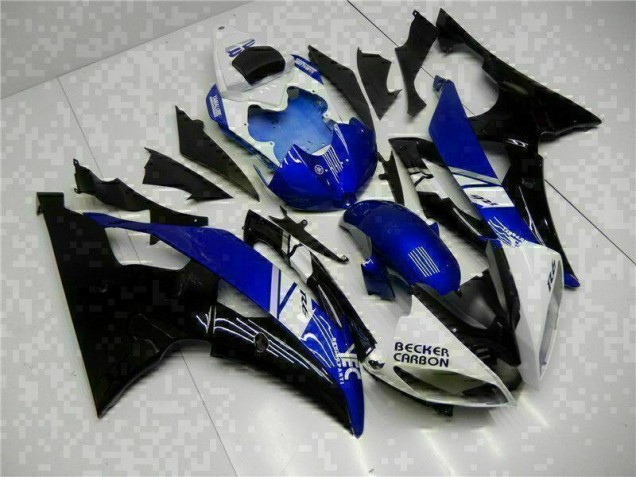 Affordable 2008-2016 Blue Black Yamaha YZF R6 Motorcycle Fairing Kit Canada