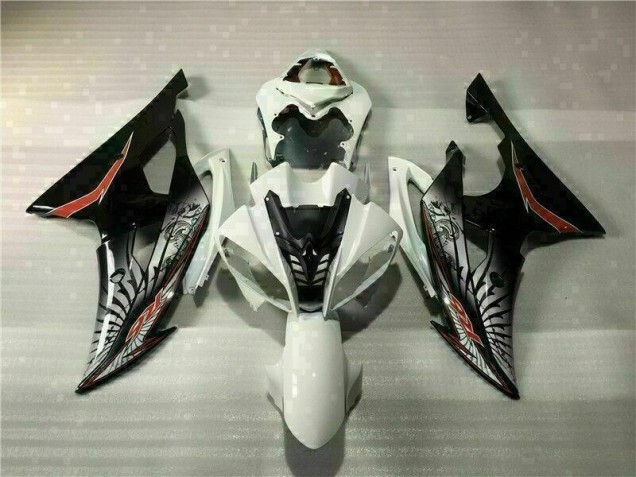Affordable 2008-2016 White Black Yamaha YZF R6 Bike Fairings Canada