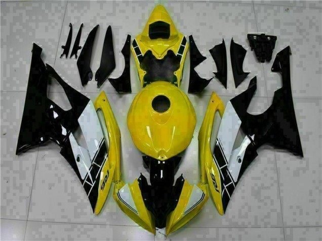 Affordable 2008-2016 Yellow Black Yamaha YZF R6 Motorcycle Fairings Kits Canada Affordable 2008-2016 Yellow Black Yamaha YZF R6 Motorcycle Fairings Kits Canada