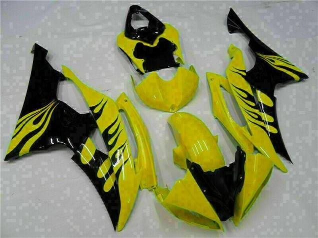 Affordable 2008-2016 Yellow Yamaha YZF R6 Replacement Motorcycle Fairings Canada Affordable 2008-2016 Yellow Yamaha YZF R6 Replacement Motorcycle Fairings Canada