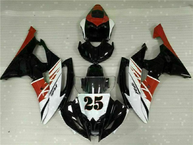 Affordable 2008-2016 White Black Yamaha YZF R6 Motor Fairings Canada