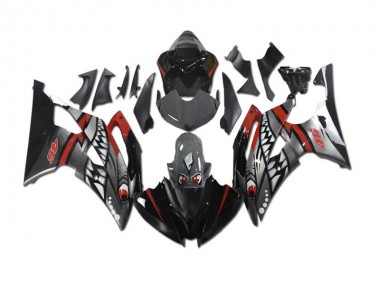 Affordable 2008-2016 Grey Red Shark Yamaha YZF R6 Motorbike Fairing Canada