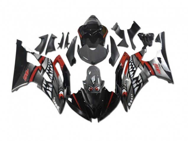 Affordable 2008-2016 Grey Red Shark Yamaha YZF R6 Motorbike Fairing Canada Affordable 2008-2016 Grey Red Shark Yamaha YZF R6 Motorbike Fairing Canada