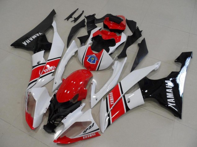 Affordable 2008-2016 Red White Black Yamaha YZF R6 Bike Fairing Kit Canada