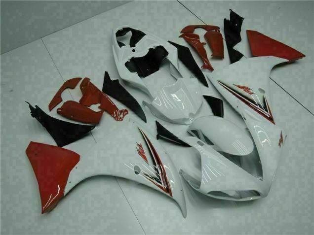 Affordable 2009-2011 White Red Yamaha YZF R1 Bike Fairing Kit Canada Affordable 2009-2011 White Red Yamaha YZF R1 Bike Fairing Kit Canada