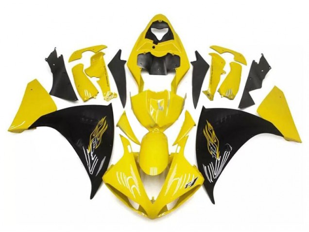 Affordable 2009-2011 Yellow Black Yamaha YZF R1 Bike Fairings Canada Affordable 2009-2011 Yellow Black Yamaha YZF R1 Bike Fairings Canada