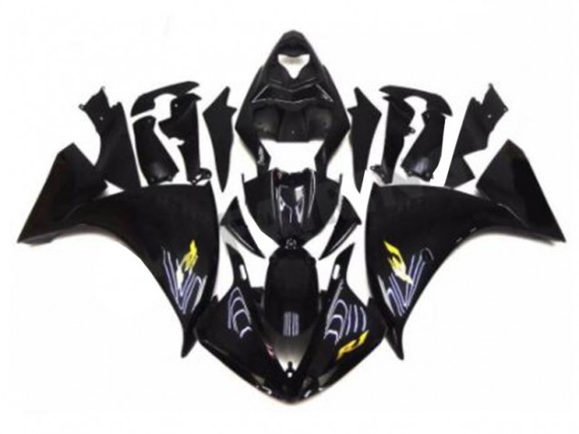 Affordable 2009-2011 Black Yamaha YZF R1 Bike Fairings Canada