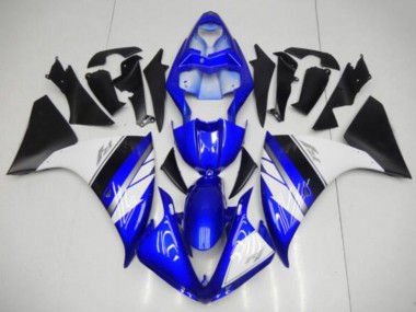 Affordable 2009-2011 Blue White Black Yamaha YZF R1 Bike Fairing Canada