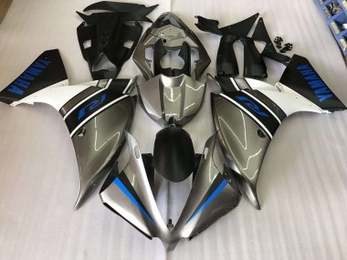 Affordable 2009-2011 Silver Blue Yamaha YZF R1 Replacement Fairings Canada