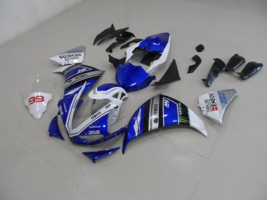 Affordable 2009-2011 Blue White Yamaha YZF R1 Bike Fairing Kit Canada
