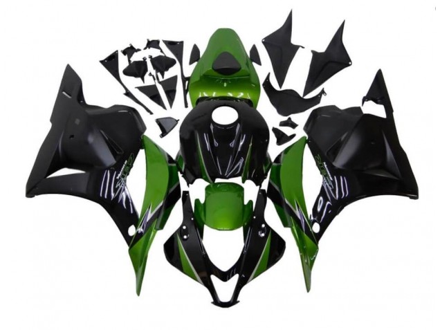Affordable 2009-2012 Green Black Honda CBR600RR Motorcycle Fairings Kit Canada Affordable 2009-2012 Green Black Honda CBR600RR Motorcycle Fairings Kit Canada