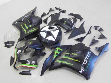 Affordable 2009-2012 Monster Matte Black Honda CBR600RR Motorbike Fairing Canada