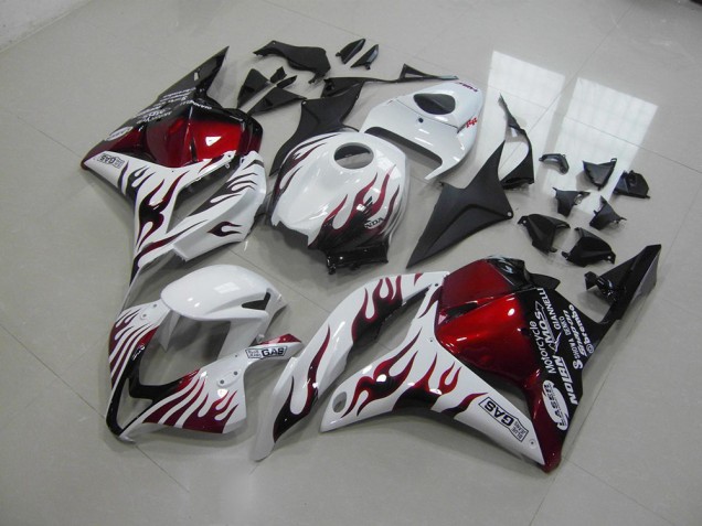 Affordable 2009-2012 Red Black Flame Honda CBR600RR Motor Bike Fairings Canada Affordable 2009-2012 Red Black Flame Honda CBR600RR Motor Bike Fairings Canada