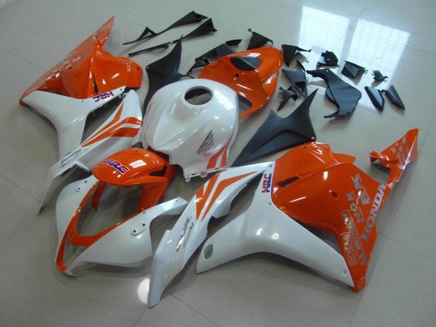 Affordable 2009-2012 Orange Pearl White Honda CBR600RR Motorcycle Replacement Fairings Canada