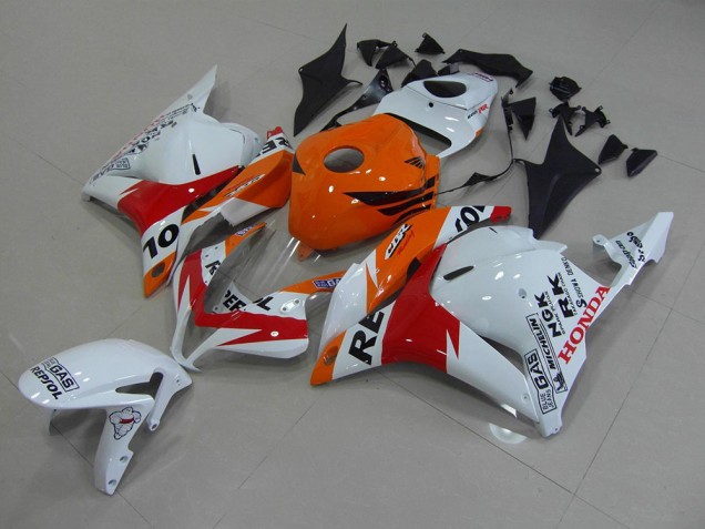 Affordable 2009-2012 White Repsol Honda CBR600RR Motorcycle Fairings Canada Affordable 2009-2012 White Repsol Honda CBR600RR Motorcycle Fairings Canada