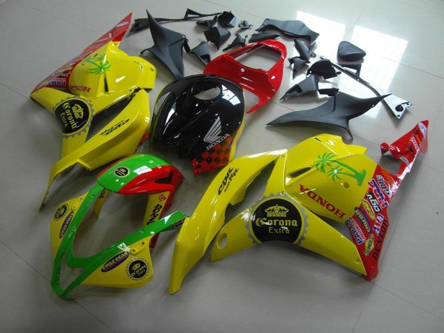 Affordable 2009-2012 Yellow Corona Extra Honda CBR600RR Motorbike Fairing Kits Canada