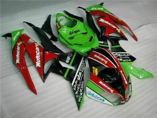 Affordable 2009-2012 Black Red Green Motorcard Kawasaki ZX6R Motor Fairings Canada Affordable 2009-2012 Black Red Green Motorcard Kawasaki ZX6R Motor Fairings Canada