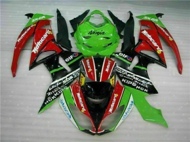 Affordable 2009-2012 Black Red Green Motorcard Kawasaki ZX6R Motor Fairings Canada