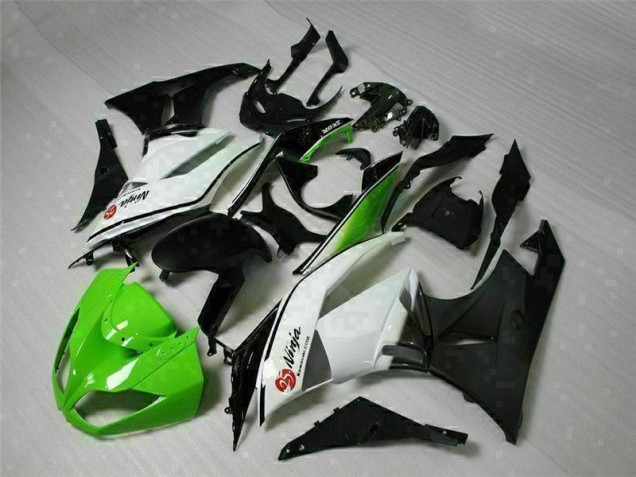 Affordable 2009-2012 Green Black White 25 Kawasaki ZX6R Bike Fairings Canada Affordable 2009-2012 Green Black White 25 Kawasaki ZX6R Bike Fairings Canada