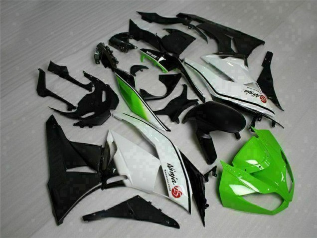 Affordable 2009-2012 Green Black White 25 Kawasaki ZX6R Bike Fairings Canada Affordable 2009-2012 Green Black White 25 Kawasaki ZX6R Bike Fairings Canada
