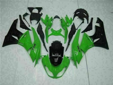 Affordable 2009-2012 Black Green Kawasaki ZX6R Motorcycle Bodywork Canada