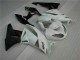 Affordable 2009-2012 White Black Kawasaki ZX6R Motorcycle Fairings Kits Canada Affordable 2009-2012 White Black Kawasaki ZX6R Motorcycle Fairings Kits Canada