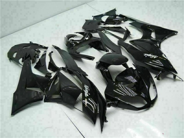 Affordable 2009-2012 Black White Ninja 636 Kawasaki ZX6R Moto Fairings Canada Affordable 2009-2012 Black White Ninja 636 Kawasaki ZX6R Moto Fairings Canada