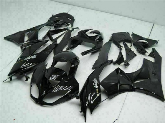 Affordable 2009-2012 Black White Ninja 636 Kawasaki ZX6R Moto Fairings Canada Affordable 2009-2012 Black White Ninja 636 Kawasaki ZX6R Moto Fairings Canada