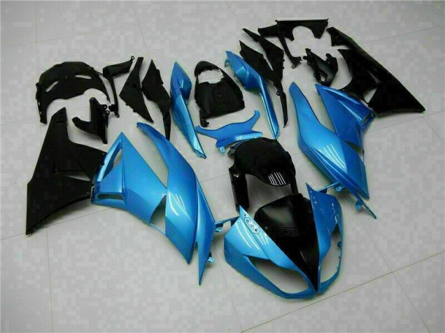 Affordable 2009-2012 Blue Black Kawasaki ZX6R Motorcyle Fairings Canada Affordable 2009-2012 Blue Black Kawasaki ZX6R Motorcyle Fairings Canada