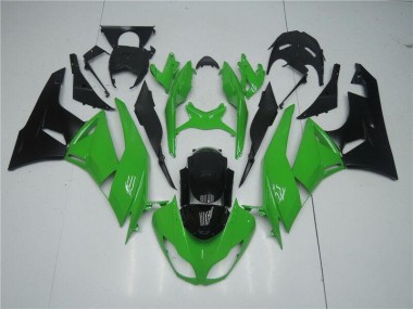 Affordable 2009-2012 Green Black Kawasaki ZX6R Replacement Motorcycle Fairings Canada