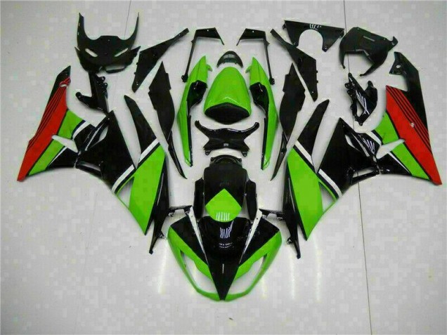 Affordable 2009-2012 Black Green Red Kawasaki ZX6R Bike Fairing Kit Canada Affordable 2009-2012 Black Green Red Kawasaki ZX6R Bike Fairing Kit Canada