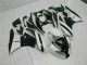 Affordable 2009-2012 White Black Kawasaki ZX6R Motorcycle Replacement Fairings Canada Affordable 2009-2012 White Black Kawasaki ZX6R Motorcycle Replacement Fairings Canada