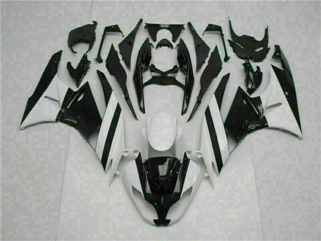 Affordable 2009-2012 White Black Kawasaki ZX6R Motorcycle Replacement Fairings Canada Affordable 2009-2012 White Black Kawasaki ZX6R Motorcycle Replacement Fairings Canada