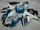 Affordable 2009-2016 Blue White Suzuki GSXR1000 Motorcycle Fairings Kits Canada